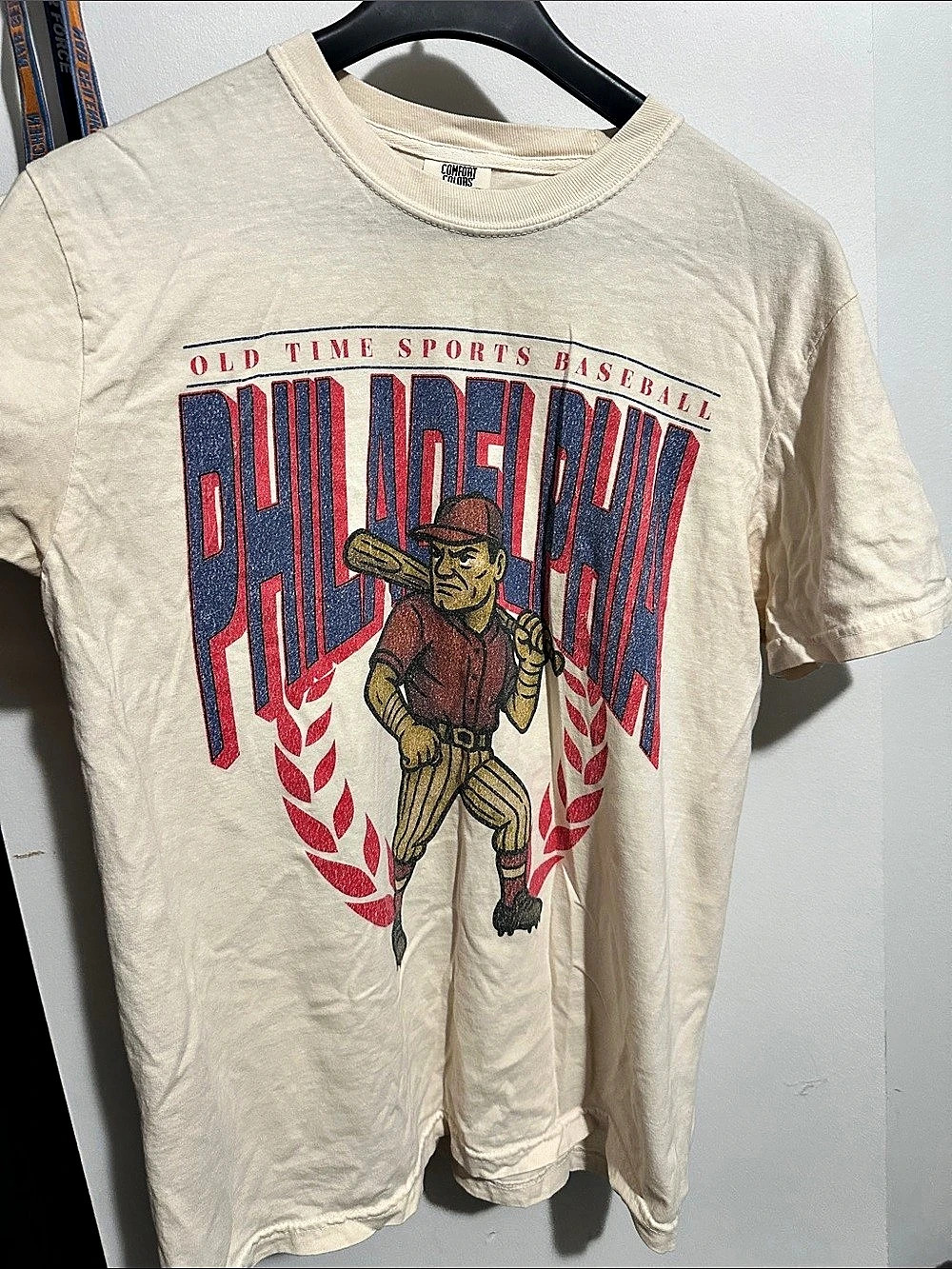 Retro Comfort Colors Philadelphia Baseball Graphic Tee Men's Short Sleeve